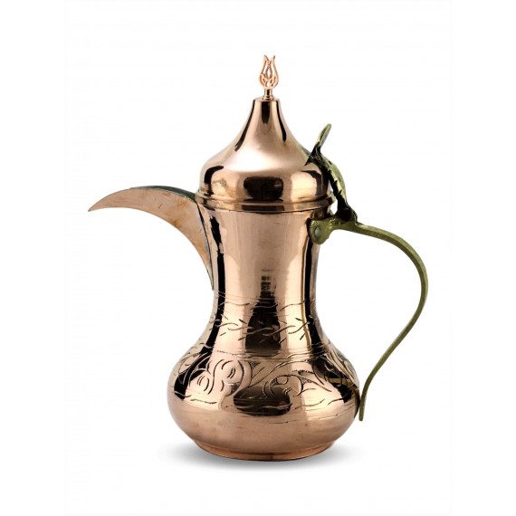 Bakır Mırra & Arap Çaydanlık Sütlük Sarı